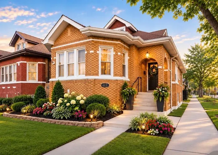 Apartment Luxury 5bd-2ba Duplex-near Obama Center Free Wine&parking *